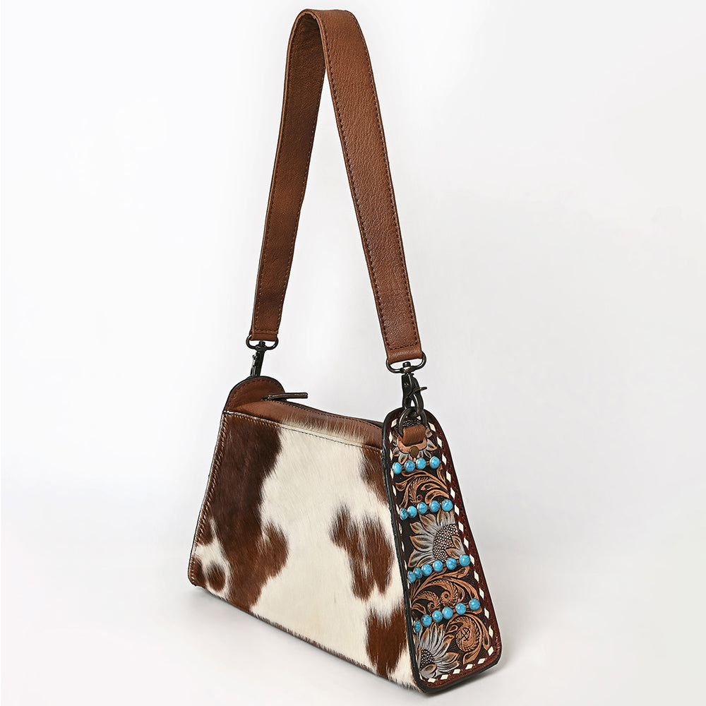 ADBG1698 Small Crossbody Hair on Genuine Leather women bag western Bag
