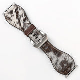 ADWAM130  Beautifully Hair-On Genuine Leather I watch Strap Unisex