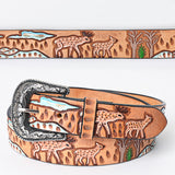 LC-ADBLF163 Genuine American Leather Belt Men and Women