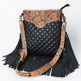 ADBG1682 Crossbody Bucket Hand Tooled Genuine Western Leather Women Bag