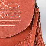 ADBGA713 Crossbody Genuine Western Suede Leather Women Bag