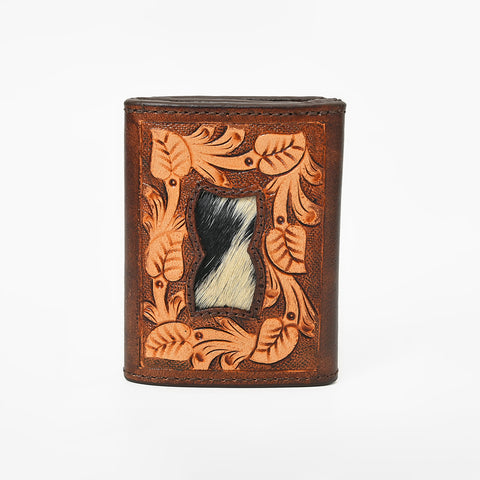 BEBGM180-Western Leather Trifold Wallet