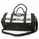 LC-ADBGS174I Duffel Genuine Western Leather Women Bag sage