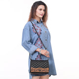 ADBG1685 Tooled Leather Crossbody - Western Handmade Bag by American Darling