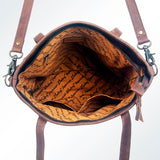 LC-ADBGS176BRW Tote Hair On Genuine Western Leather Women Bag