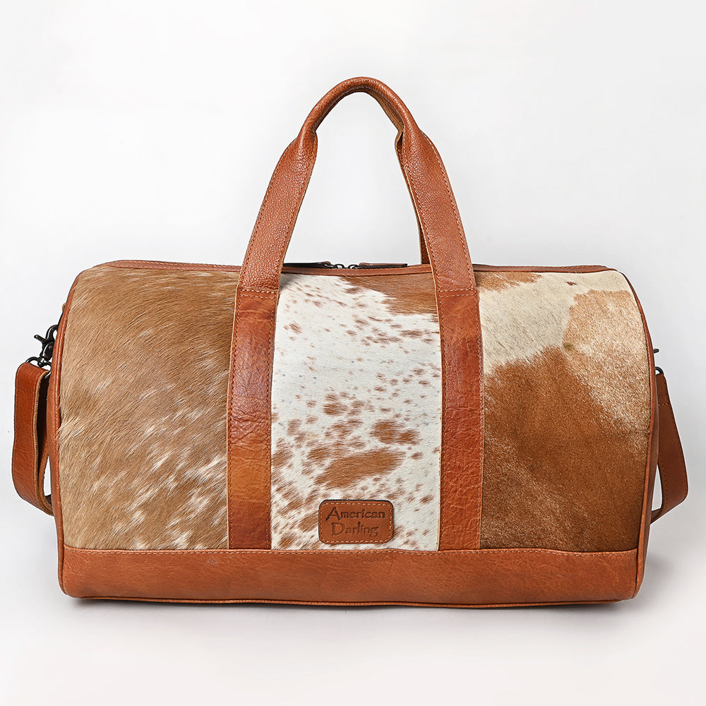 LC-ADBGS174 Cowhide Leather Duffle Bag - Genuine Western Travel Weekender