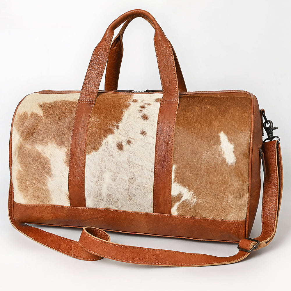 LC-ADBGS174 Cowhide Leather Duffle Bag - Genuine Western Travel Weekender