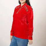 ADSH035 Fabric Women Shirt Dress Tunic Ladies Girl Top