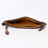LC-ADBG344 Wristlet Genuine Western Leather Women Bag Belle