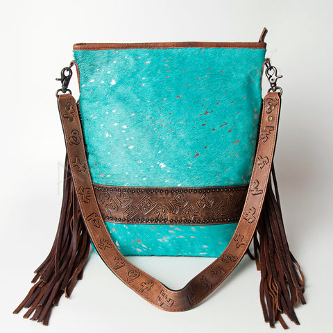 American Darling Hand Tooled Genuine Leather Large Cross body Bag