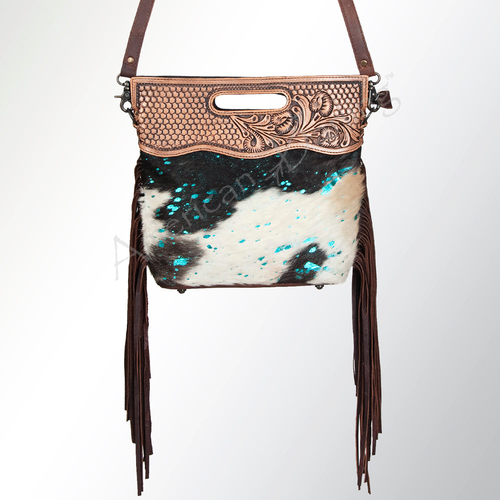LC-ADBGS145ACTRQBR Clutch Genuine Western Leather Women Bag