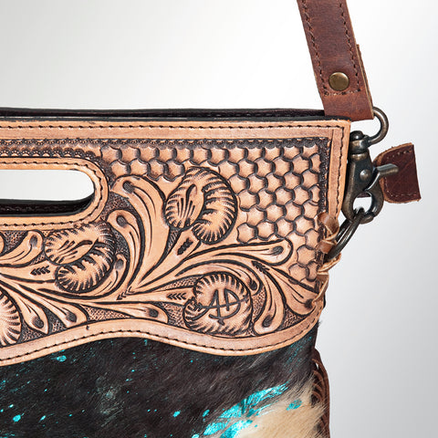 LC-ADBGS145ACTRQBR Clutch Genuine Western Leather Women Bag