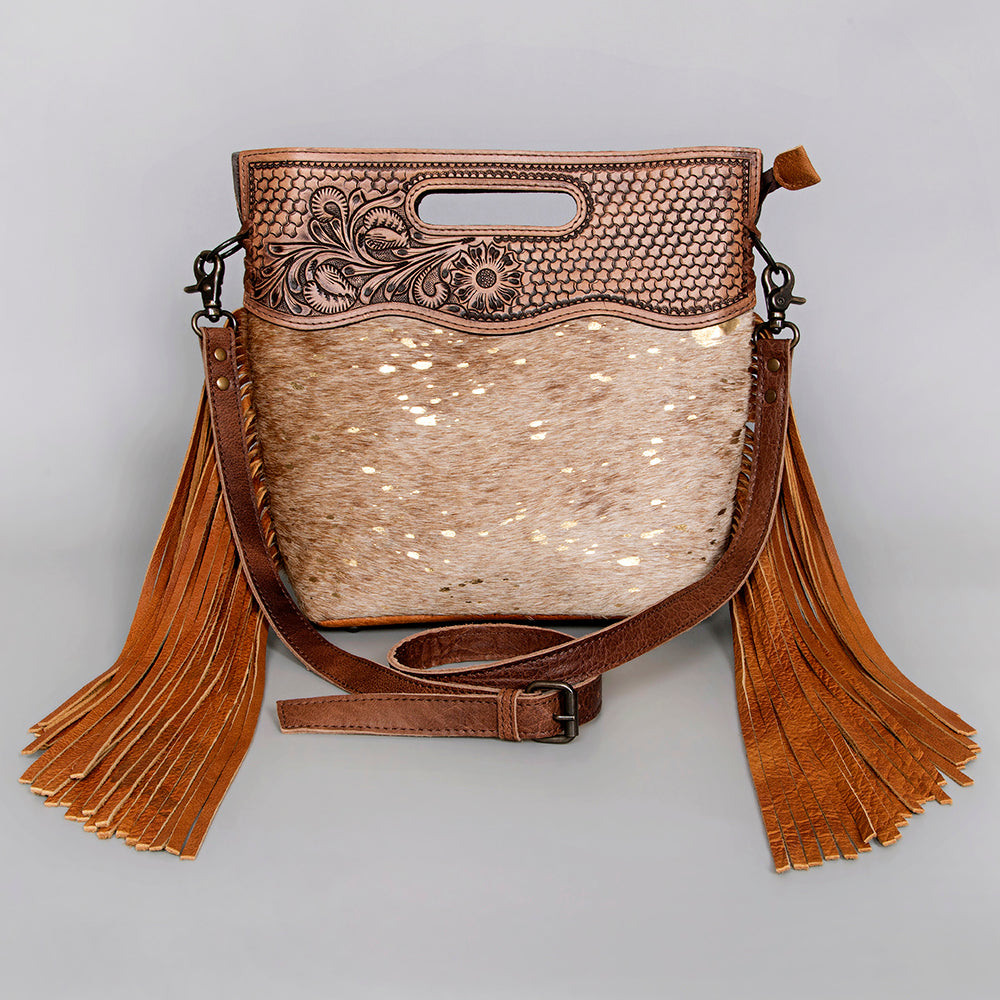 LC-ADBGS145ACGOBR Clutch Genuine Western Leather Women Bag