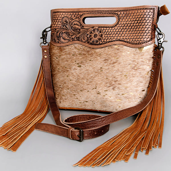 LC-ADBGS145ACGOBR Clutch Genuine Western Leather Women Bag