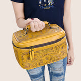 ADBG1251 Jewelry Case Genuine Western Leather Women Bag