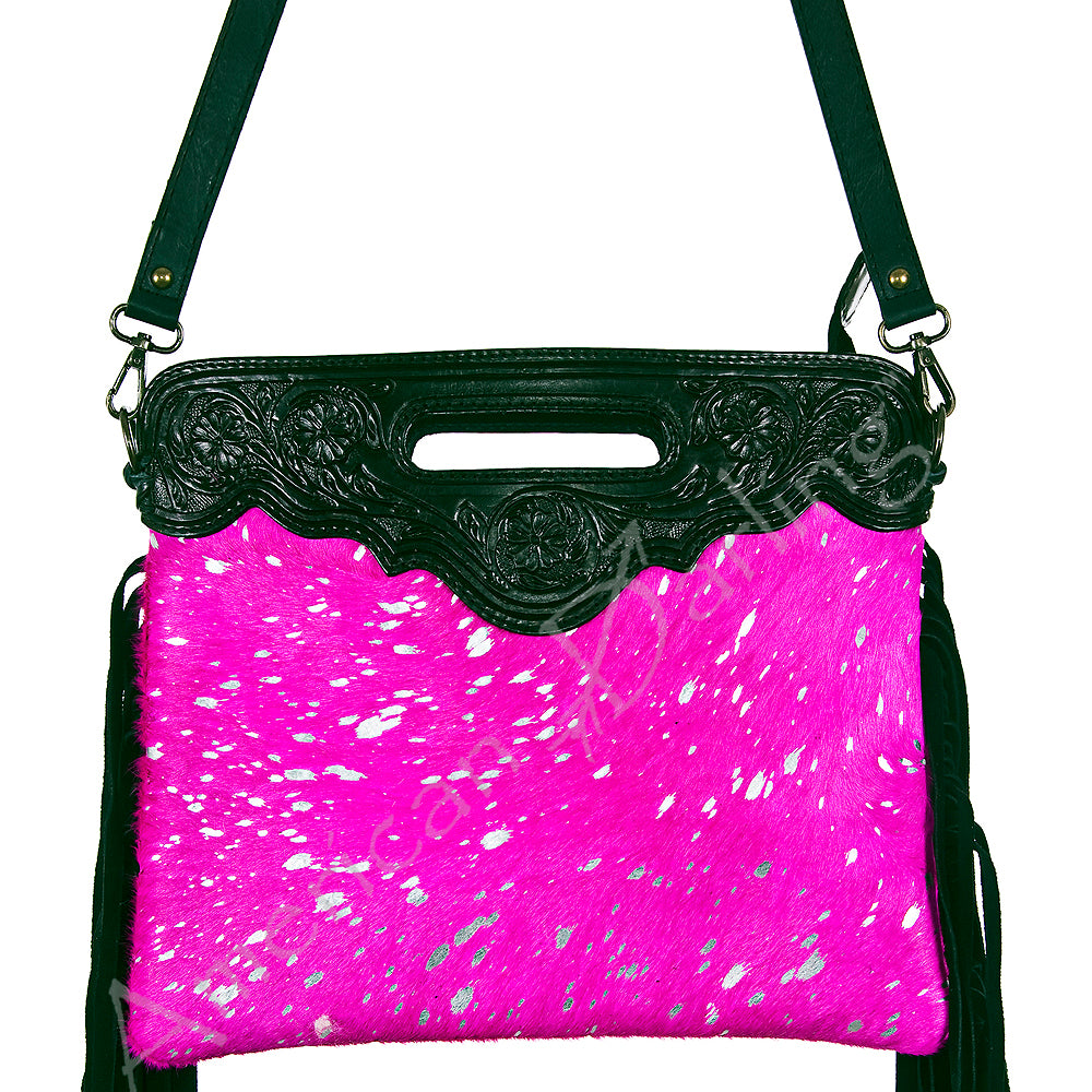 LC-ADBGS146PKACSL Crossbody Genuine Western Leather Women Bag Cora