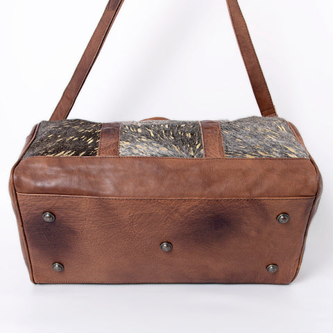LC-ADBGS174 Cowhide Leather Duffle Bag - Genuine Western Travel Weekender