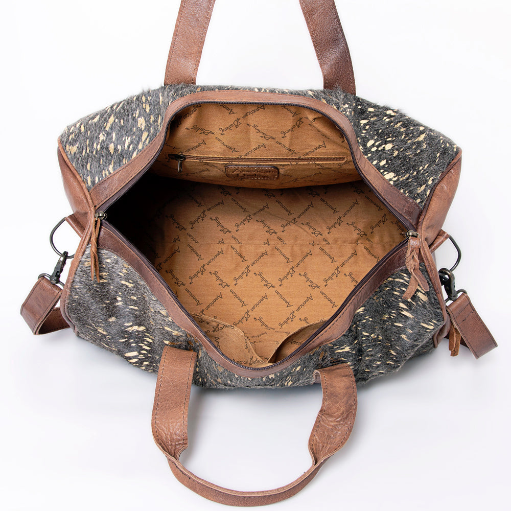 LC-ADBGS174 Cowhide Leather Duffle Bag - Genuine Western Travel Weekender