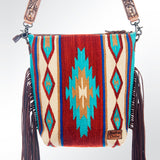 LC-ADBG206 Hand Tooled Crossbody Genuine Western Leather Women Bag