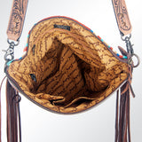 LC-ADBG206 Hand Tooled Crossbody Genuine Western Leather Women Bag