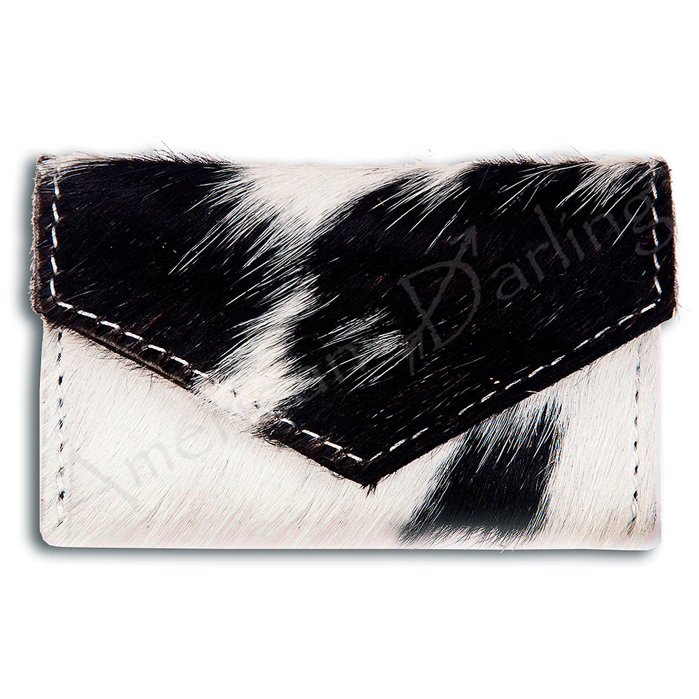 ADBG471  Hair-On Cowhide Envelope Card Holder