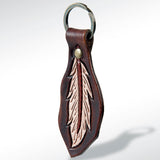 LC-ADKR142 Hand Tooled Genuine Leather Keyring