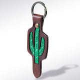 LC-ADKR161 Hand Tooled Genuine Leather Keyring