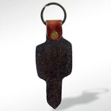 LC-ADKR161 Hand Tooled Genuine Leather Keyring