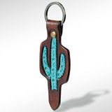 LC-ADKR163 Hand Tooled Genuine Leather Keyring