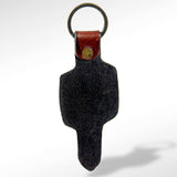 LC-ADKR163 Hand Tooled Genuine Leather Keyring