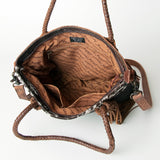 LC-ADBG511BRW Tote Hair-On Genuine Western Leather Women Bag