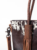 LC-ADBG511BRW Tote Hair-On Genuine Western Leather Women Bag