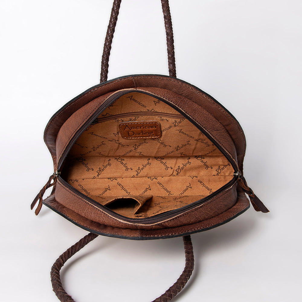 LC-ADBG517BRW Taco Hair-On Genuine Western Leather Women Bag