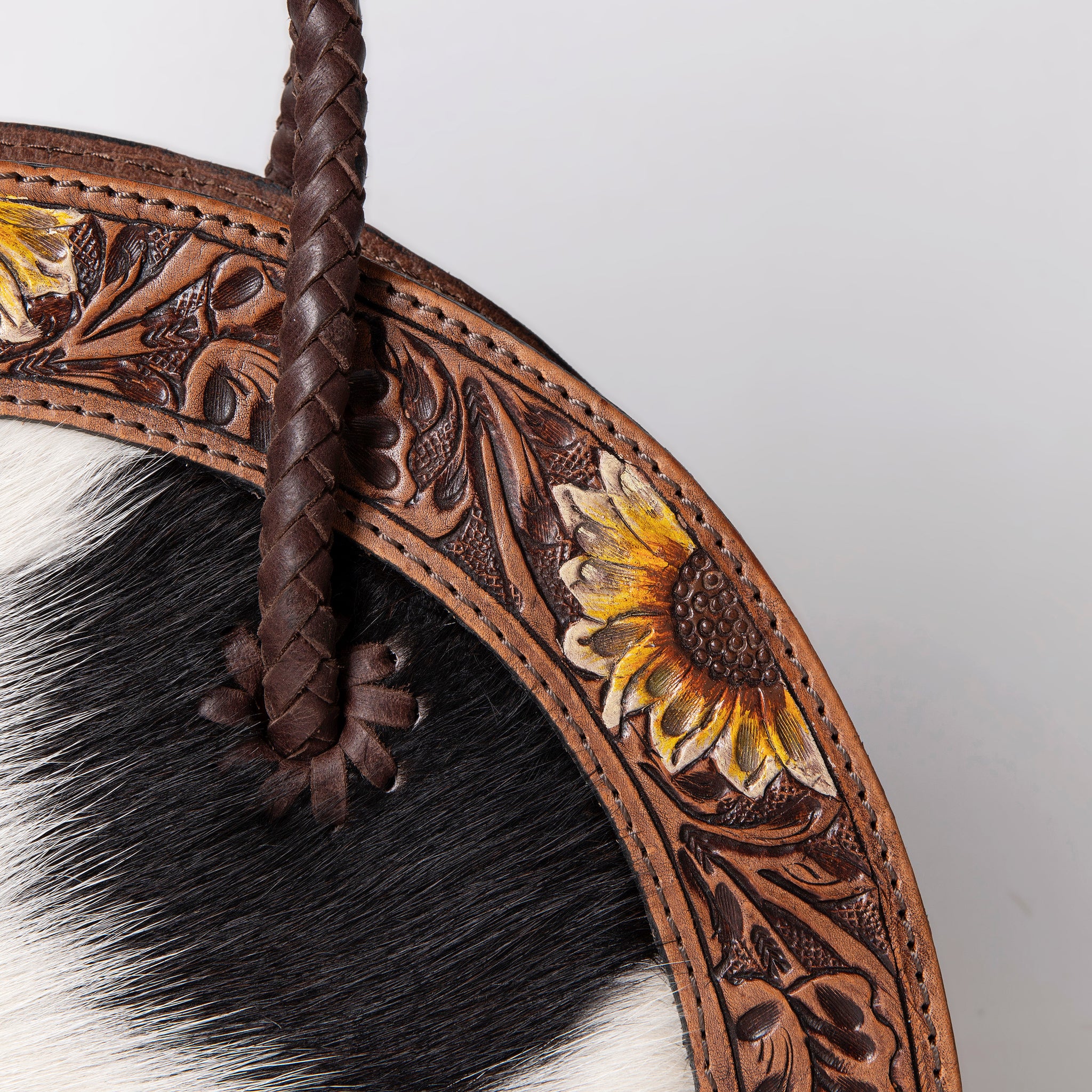 LC-ADBG517BRW Taco Hair-On Genuine Western Leather Women Bag