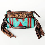 LC-ADBGZ234 Wristlet Genuine Western Leather Women Bag