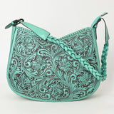 LC-ADBGZ795 Hobo Hand Tooled Genuine Western Leather Women Bag