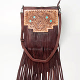LC-ADBGZ263 Crossbody Hand Tooled Genuine Western Leather Women Bag