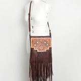 LC-ADBGZ263 Crossbody Hand Tooled Genuine Western Leather Women Bag