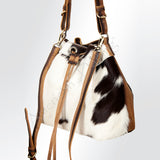 LC-ADBGI125B Bucket Genuine Western Leather Women Bag
