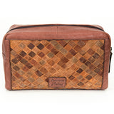 LC-ADBGI130 Toiletry Genuine Western Leather Women Bag