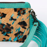 ADBGS142 Mini Crossbody - Hair-On Leather Fringe Bag with Removable Strap