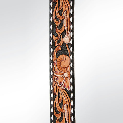 LC-ADSTF150 Hand Tooled Genuine Leather Handle Strap