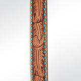 LC-ADSTF156 Hand Tooled Genuine Leather Handle Strap
