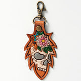 LC-ADKR164 Hand Tooled Genuine Leather Keyring