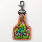 LC-ADKR165 Hand Tooled Genuine Leather Keyring