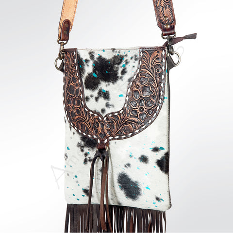 LC-ADBGZ125A Chaps Hair on Genuine Western Leather Women Bag