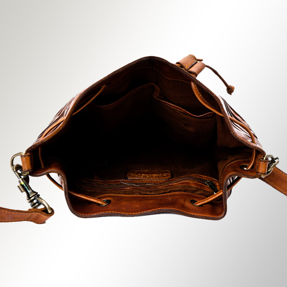 SWC138 Bucket Genuine Leather women bag western Bag