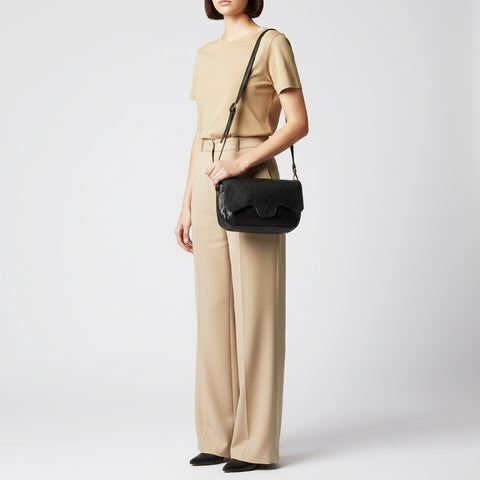 Sleek Structured Crossbody Bag