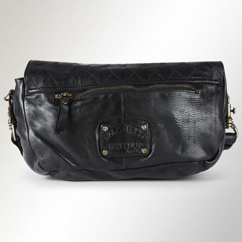 Sleek Structured Crossbody Bag