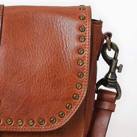 Antique Brass Crossbody Bag